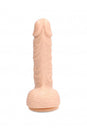 SLT by Shots Toys - Self Lubricating Dong - 7 inch - Beige - Stag Shop