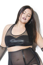 Coquette - D9319X - Bra Top - Black - OSXL - Stag Shop