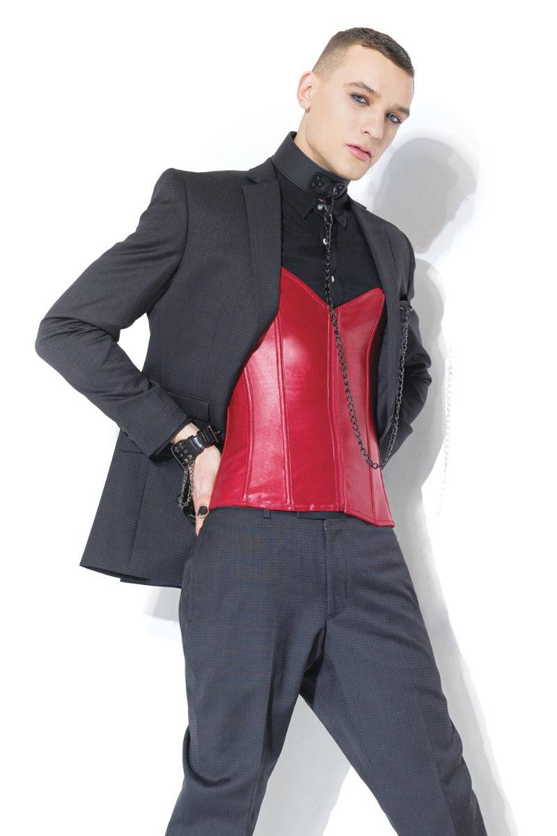 Coquette - D9351 - Matte Metal Boned Corset - Stag Shop