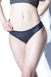 Coquette - D9354 - Matte Wet Look Thong - Stag Shop