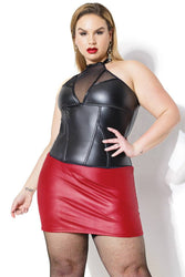 Coquette - D9358X - Matte Bustier - Black - Stag Shop