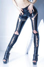 Coquette - D9364 - Lace Me Up Pant - Black - Stag Shop