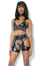 Coquette - D9371 - Forever Matte Elastic Bralette - Black - OS - Stag Shop