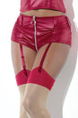 Coquette - D9386 - Booty Short - Merlot - OS - Stag Shop