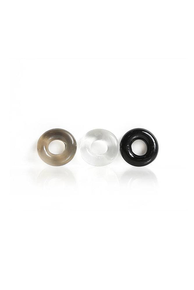 Channel 1 Releasing - Rascal - The D-Ring x3 Cock Ring Set - Stag Shop