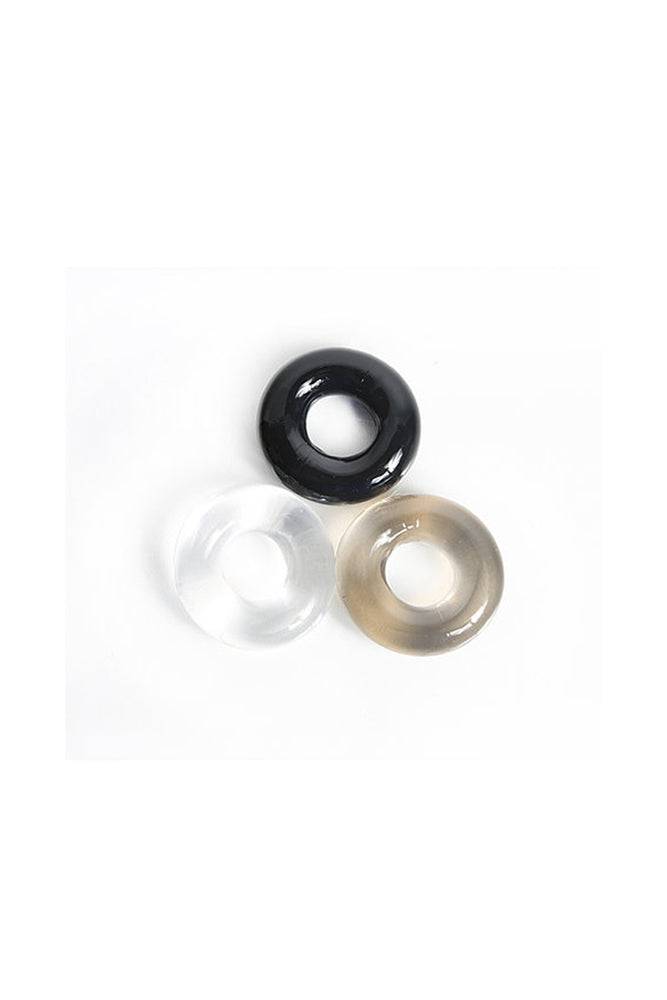 Channel 1 Releasing - Rascal - The D-Ring x3 Cock Ring Set - Stag Shop