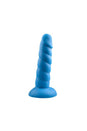 Rock Candy Toys - Suga Daddy - 5.5 Inch Silicone Dildo - Blue - Stag Shop