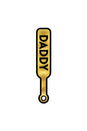 Wood Rocket - Daddy Paddle Enamel Pin - Stag Shop