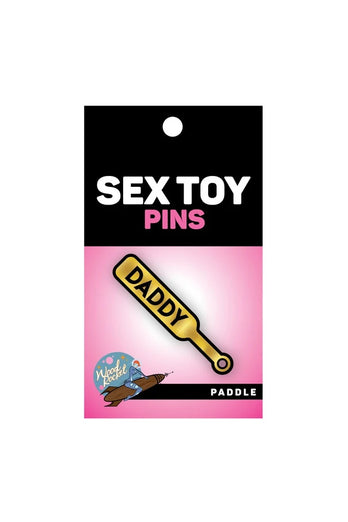 Wood Rocket - Daddy Paddle Enamel Pin - Stag Shop