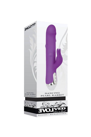 Evolved - Dancing Pearl Rabbit Vibrator - Purple - Stag Shop