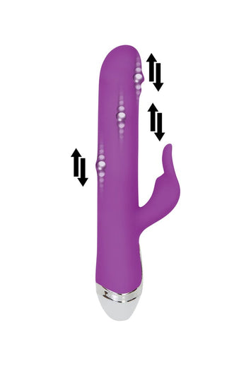 Evolved - Dancing Pearl Rabbit Vibrator - Purple - Stag Shop