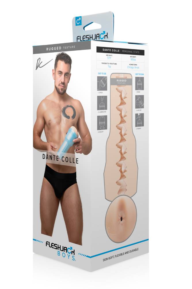 Fleshjack - Boys - Dante Colle Rugged: Custom Anal Masturbator - Stag Shop