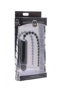 Thumbnail for XR Brands - Master Series - Dark Rod Vibrating Beaded Silicone Sound - Stag Shop
