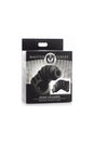 XR Brands - Master Series - Dark Chamber Silicone Chastity Cage - Black - Stag Shop