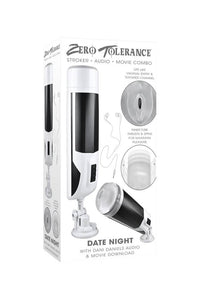 Thumbnail for Zero Tolerance - Date Night with Dani Daniels Rotating Stroker with Movie & Audio - White - Stag Shop