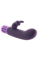 Shots - Royal Gems - Dazzling Rechargeable Mini Rabbit Vibrator - Purple - Stag Shop