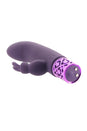Shots - Royal Gems - Dazzling Rechargeable Mini Rabbit Vibrator - Purple - Stag Shop