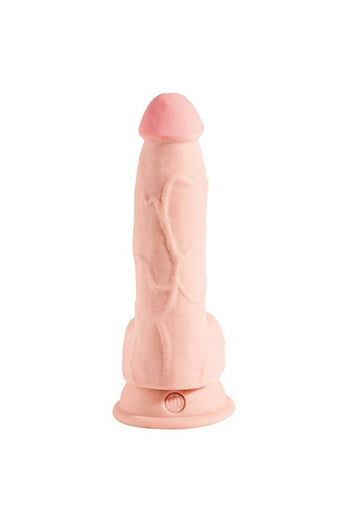 Pipedream - King Cock Plus - Triple Density Realistic Dildo With Balls - 5 Inch - Beige - Stag Shop