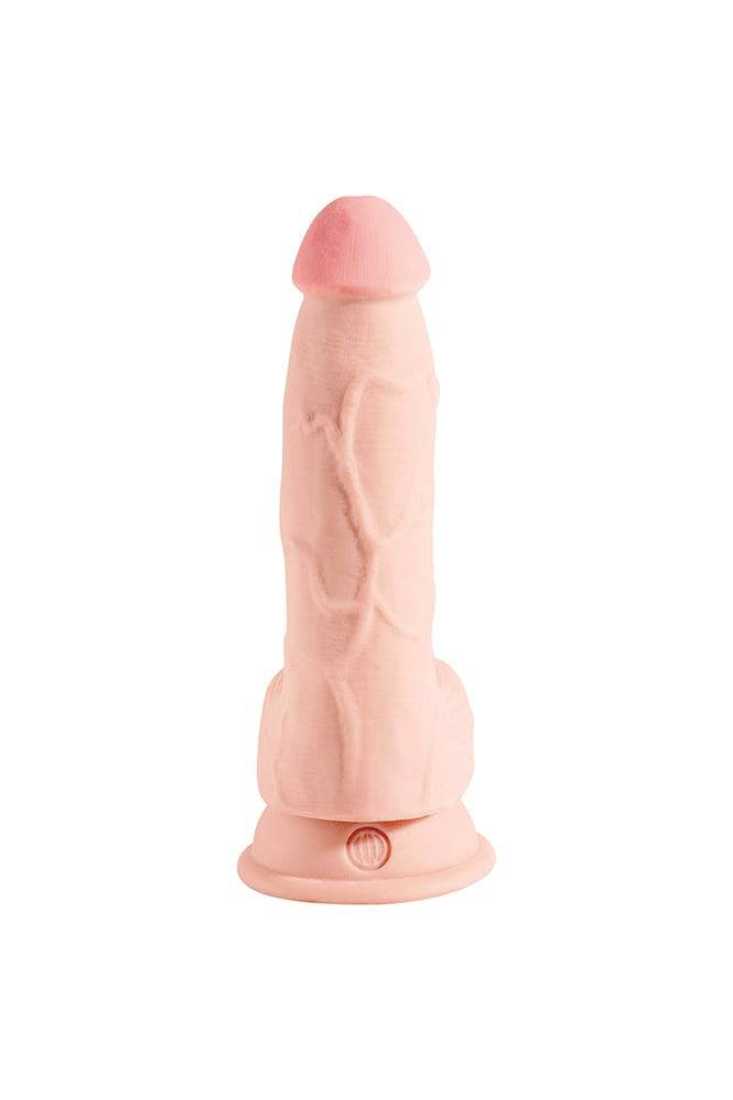 Pipedream - King Cock Plus - Triple Density Realistic Dildo With Balls - 5 Inch - Beige - Stag Shop
