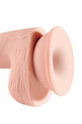 Pipedream - King Cock Plus - Triple Density Realistic Dildo With Balls - 7.5 Inch - Beige - Stag Shop