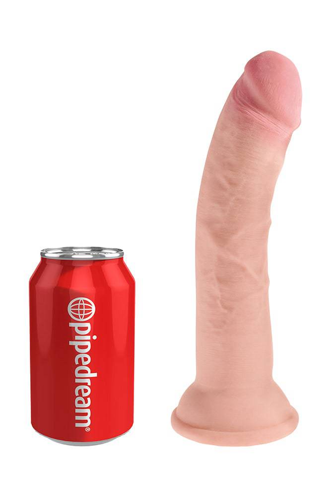 Pipedream - King Cock Plus - Triple Density Realistic Dildo - 7 Inch - Beige - Stag Shop