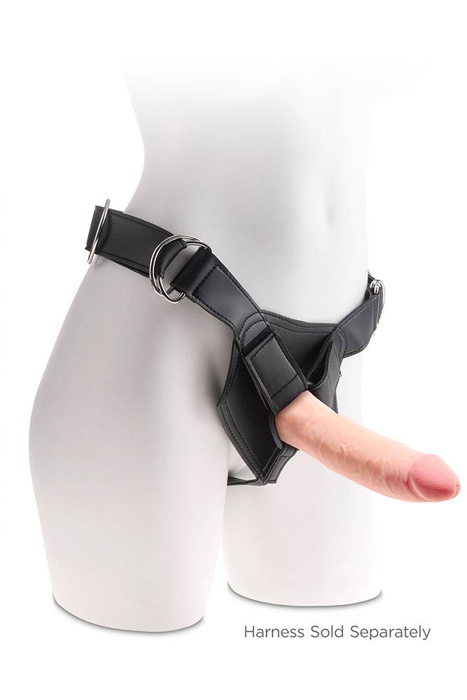 Pipedream - King Cock Plus - Triple Density Realistic Dildo - 7 Inch - Beige - Stag Shop