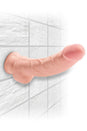 Pipedream - King Cock Plus - Triple Density Realistic Dildo With Balls - 7.5 Inch - Beige - Stag Shop