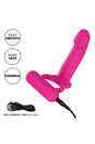 Cal Exotics - Couple Enhancer - Silicone Rechargeable Double Diver - Pink - Stag Shop