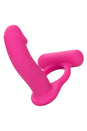 Cal Exotics - Couple Enhancer - Silicone Rechargeable Double Diver - Pink - Stag Shop