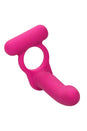 Cal Exotics - Couple Enhancer - Silicone Rechargeable Double Diver - Pink - Stag Shop