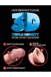 Pipedream - King Cock Plus - Triple Density Realistic Dildo With Balls - 7.5 Inch - Beige - Stag Shop
