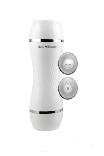 Zero Tolerance - Double Dip Dual Ended Stroker - White - Stag Shop