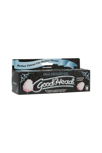 Doc Johnson - GoodHead - Oral Delight Gel - Cotton Candy - 4oz - Stag Shop