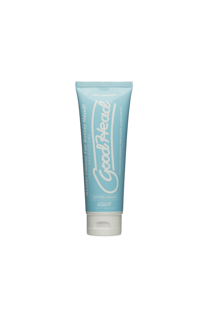 Doc Johnson - GoodHead - Oral Delight Gel - Cotton Candy - 4oz - Stag Shop