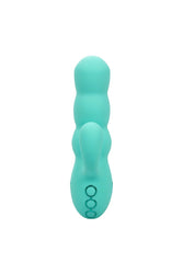 Cal Exotics - California Dreaming - Del Mar Diva Thrusting Rabbit Vibrator - Turquoise - Stag Shop