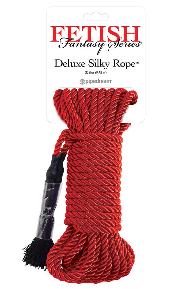 Pipedream - Fetish Fantasy - Deluxe Silky Rope - Assorted Colours - Stag Shop