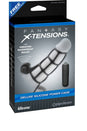 Pipedream - Fantasy X-tensions - Deluxe Silicone Power Cage - Vibrating Cock Cage - Stag Shop