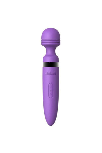 Shibari -  Deluxe Mega 28x Wireless Massage Wand - Purple - Stag Shop