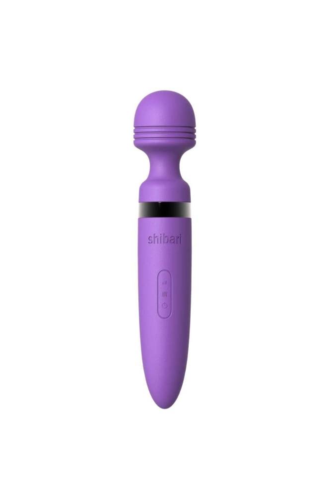 Shibari -  Deluxe Mega 28x Wireless Massage Wand - Purple - Stag Shop