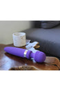 Shibari -  Deluxe Mega 28x Wireless Massage Wand - Purple - Stag Shop