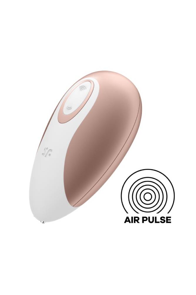 Satisfyer - Pro Deluxe Clitoral Stimulator - Next Generation - Rose Gold/White - Stag Shop