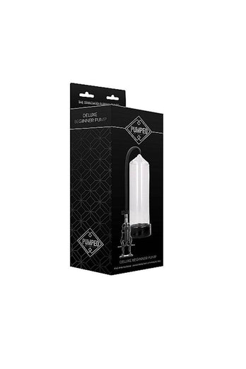Shots Toys - Pumped - Deluxe Beginner Pump - Clear - Stag Shop