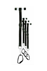 Sportsheets - Deluxe Door Jam Cuffs - Black - Stag Shop