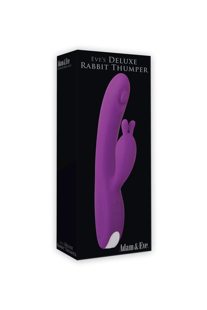 Adam & Eve - Eve's Deluxe Rabbit Thumper Vibe - Purple - Stag Shop