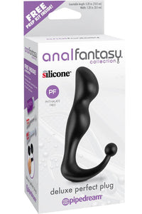 Thumbnail for Pipedream - Anal Fantasy - Deluxe Perfect Butt Plug - Black - Stag Shop