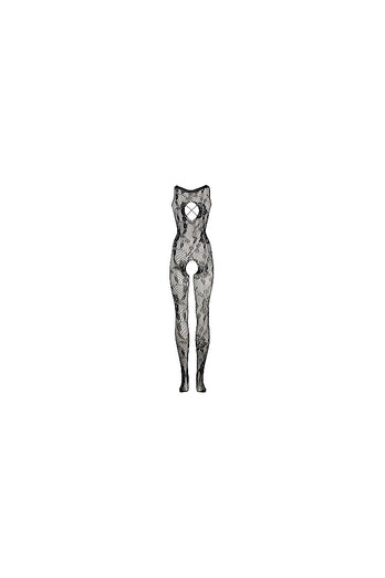 Shots Toys - Le Désir - DES023 - Crotchless Lace Bodystocking - OS - Black - Stag Shop