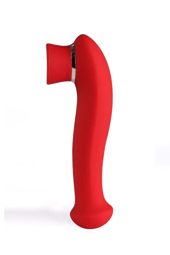 Maia Toys - Destiny Suction Tongue Wand - Red - Stag Shop