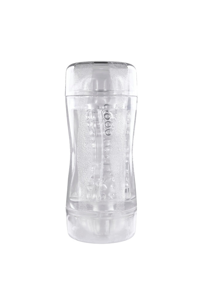 Evolved - Gender X - Double Fantasy Stroker - Clear - Stag Shop