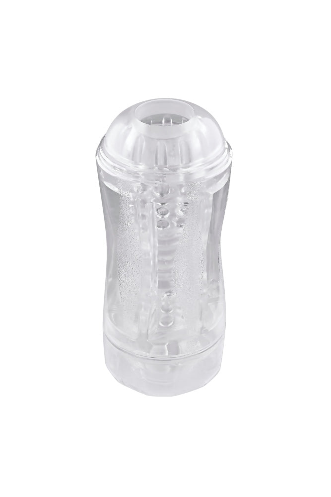 Evolved - Gender X - Double Fantasy Stroker - Clear - Stag Shop