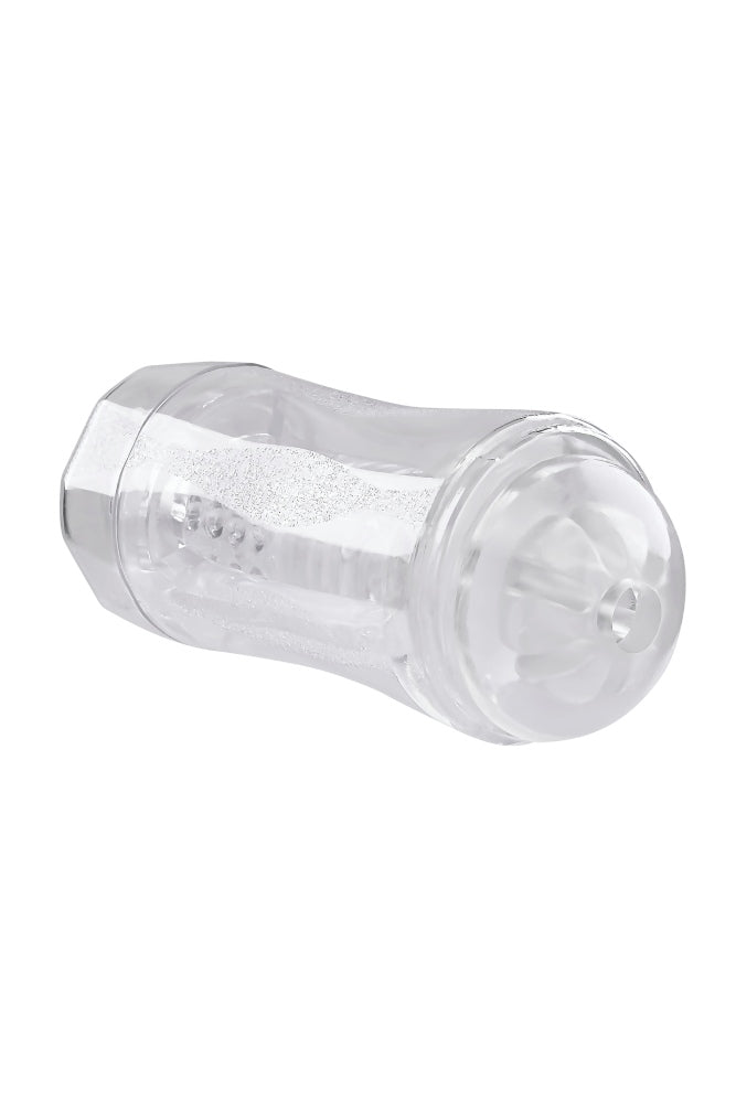 Evolved - Gender X - Double Fantasy Stroker - Clear - Stag Shop